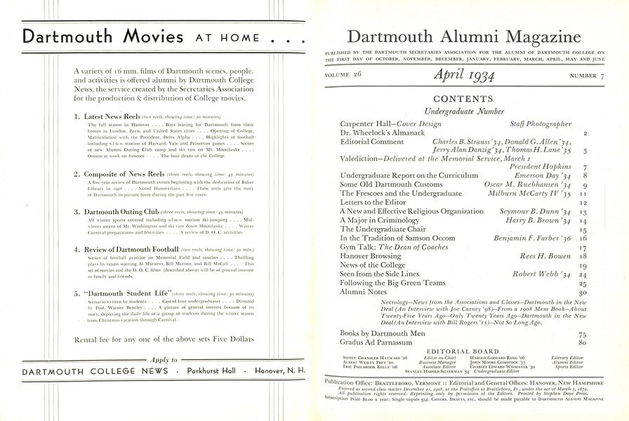 Table of Contents
