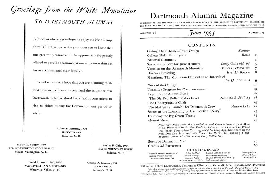 Table of Contents