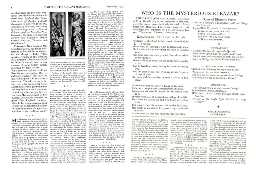 WHO IS THE MYSTERIOUS ELEAZAR?