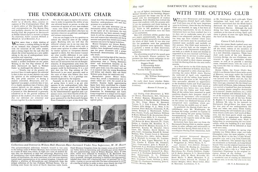 THE UNDERGRADUATE CHAIR