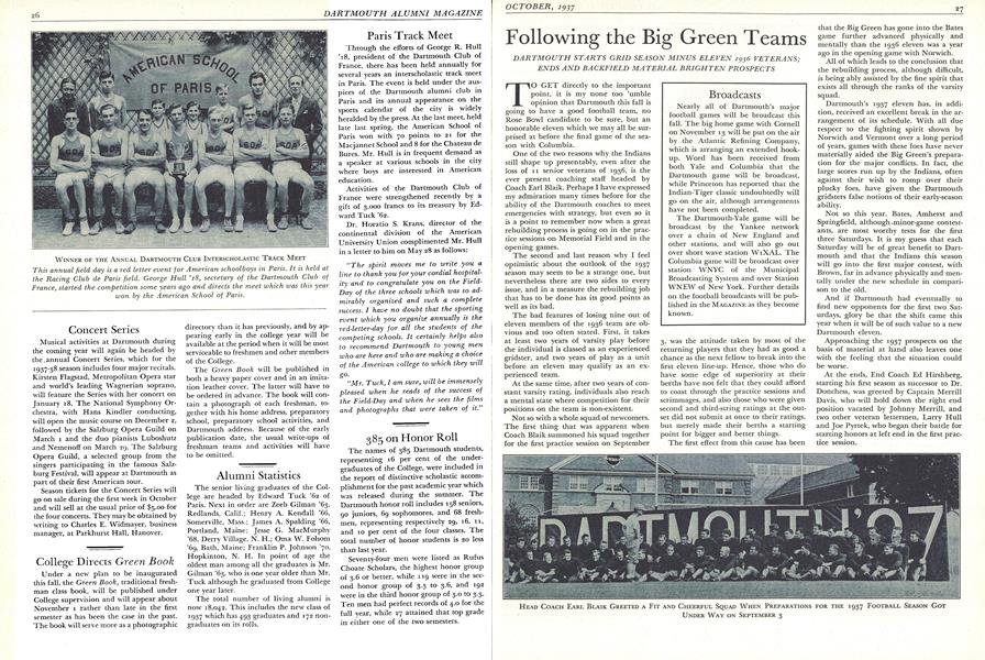 Following the Big Green Tearns
