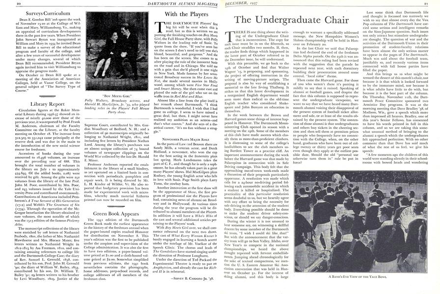 The Undergraduate Chair