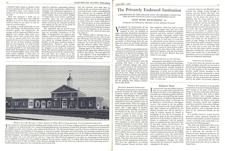 The Privately Endowed Institution