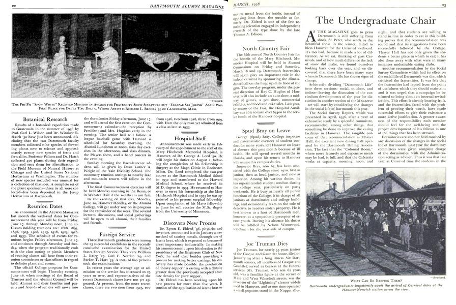 The Undergraduate Chair