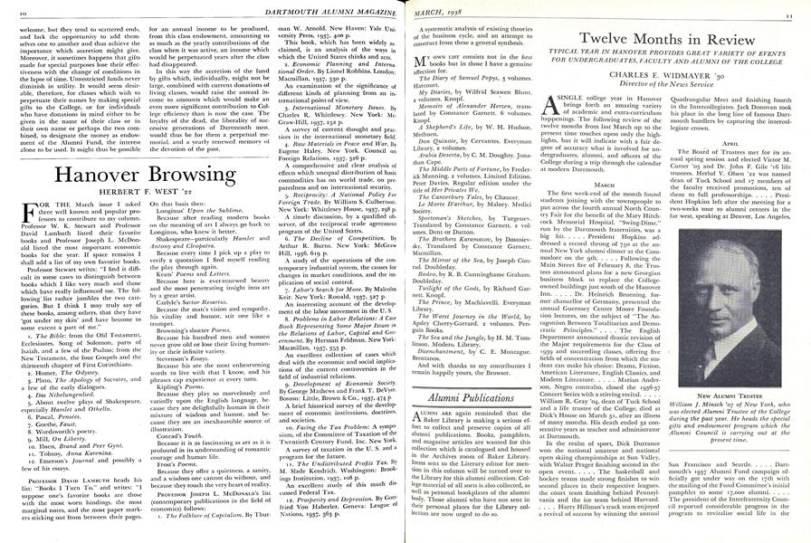 Twelve Months in Review