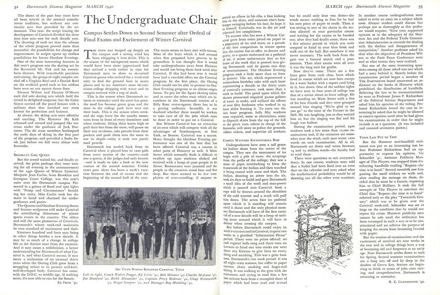 The Undergraduate Chair