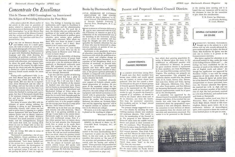 VITAL PROBLEMS OF CATHOLIC EDUCATION IN THE UNITED