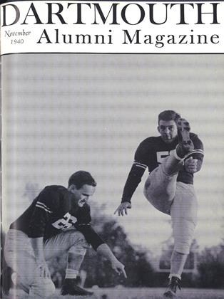 November 1940 | Dartmouth Alumni Magazine