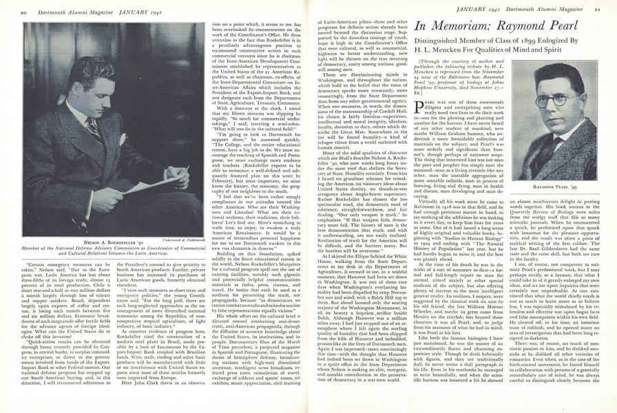 In Memoriam: Raymond Pearl