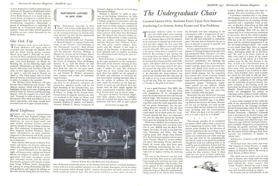 The Undergraduate Chair