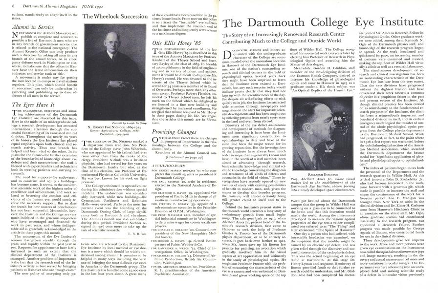 The Dartmouth College Eye Institute