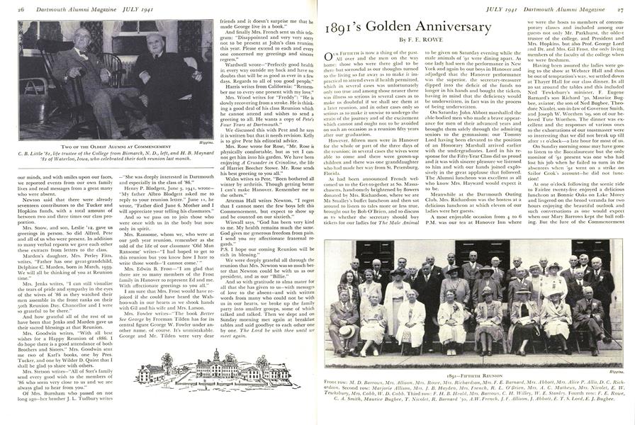 1891's Golden Anniversary