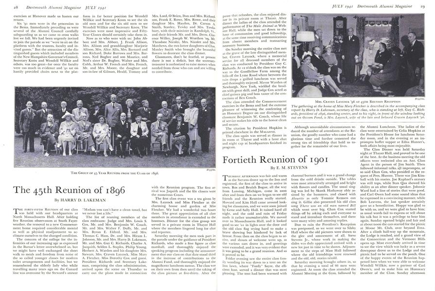 Fortieth Reunion of 1901
