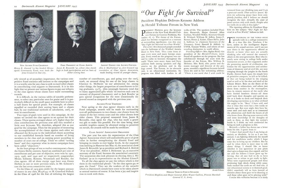 "Our Fight for Survival"