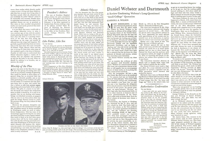 Daniel Webster and Dartmouth