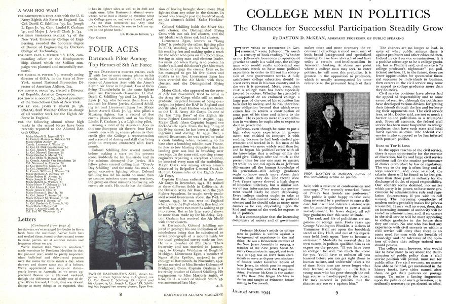 COLLEGE MEN IN POLITICS