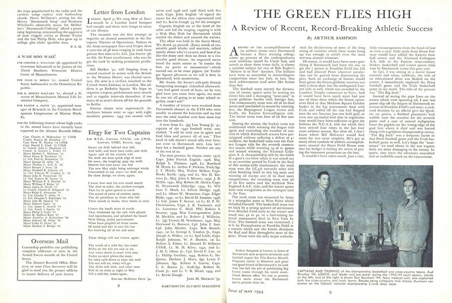 THE GREEN FLIES HIGH
