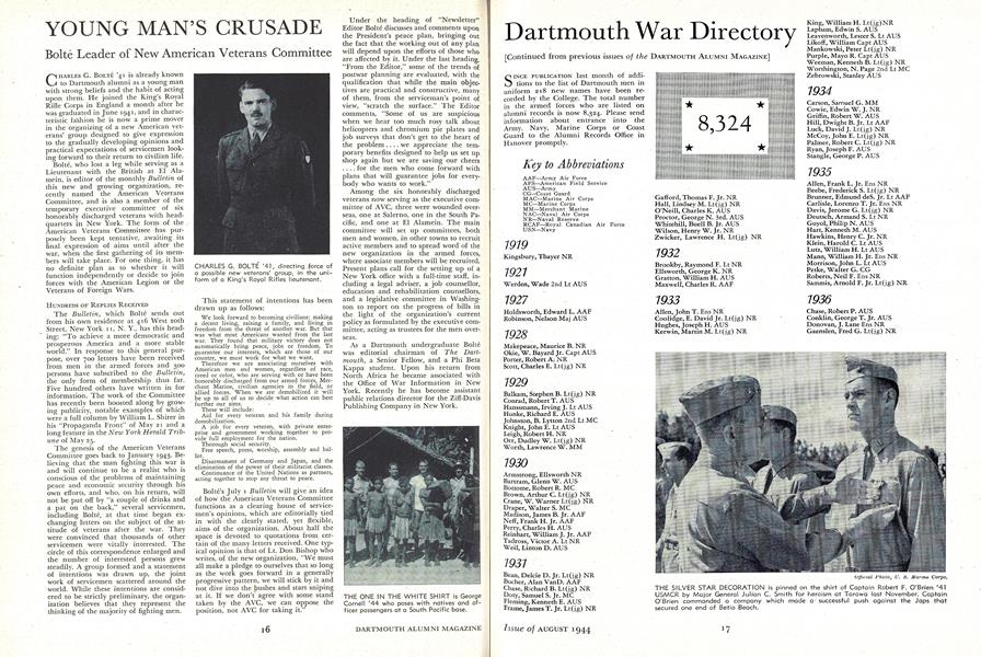 YOUNG MAN'S CRUSADE