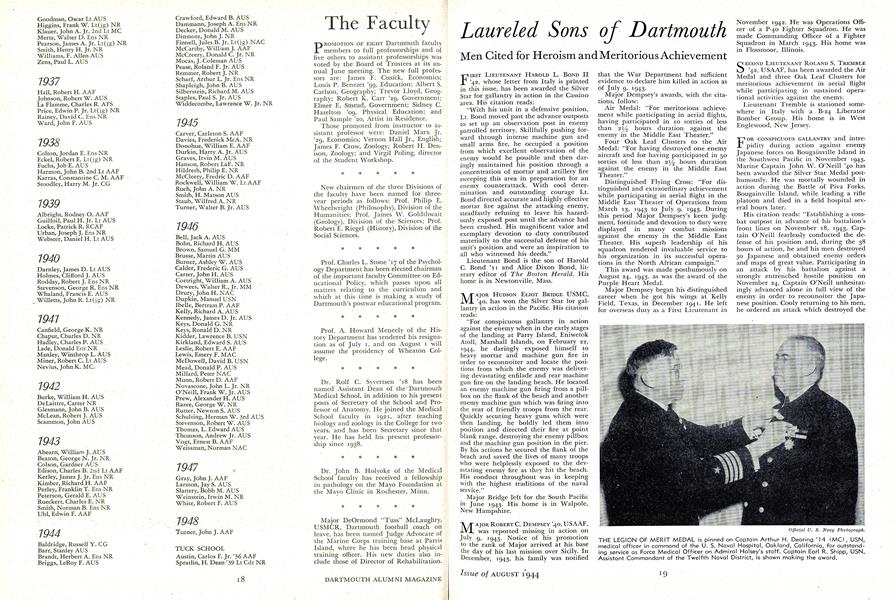 Laureled Sons of Dartmouth