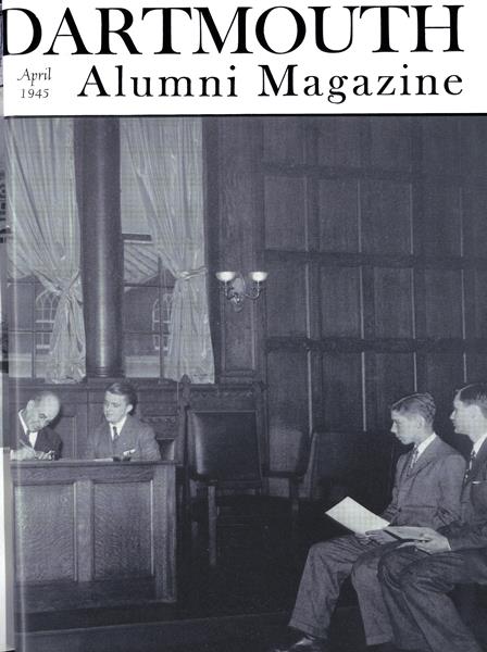 Issue: - April 1945 | Dartmouth Alumni Magazine