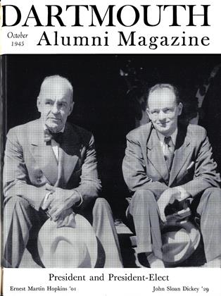 October 1945 | Dartmouth Alumni Magazine