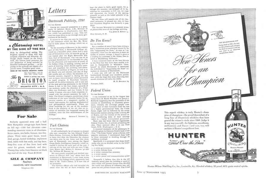 Table of Contents