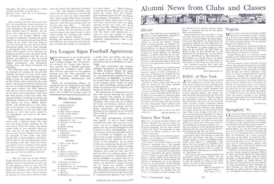 1946 Football Schedule