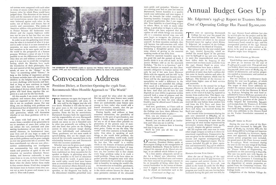 Annual Budget Goes Up