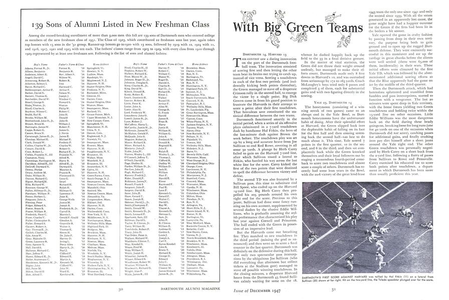 YALE 23, DARTMOUTH 14