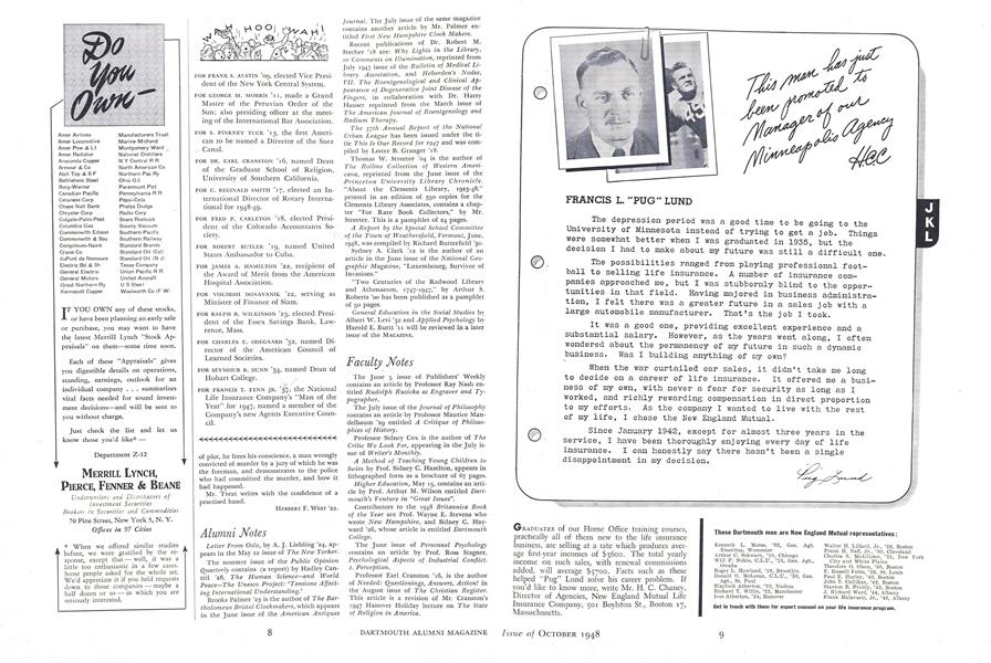 Faculty Notes