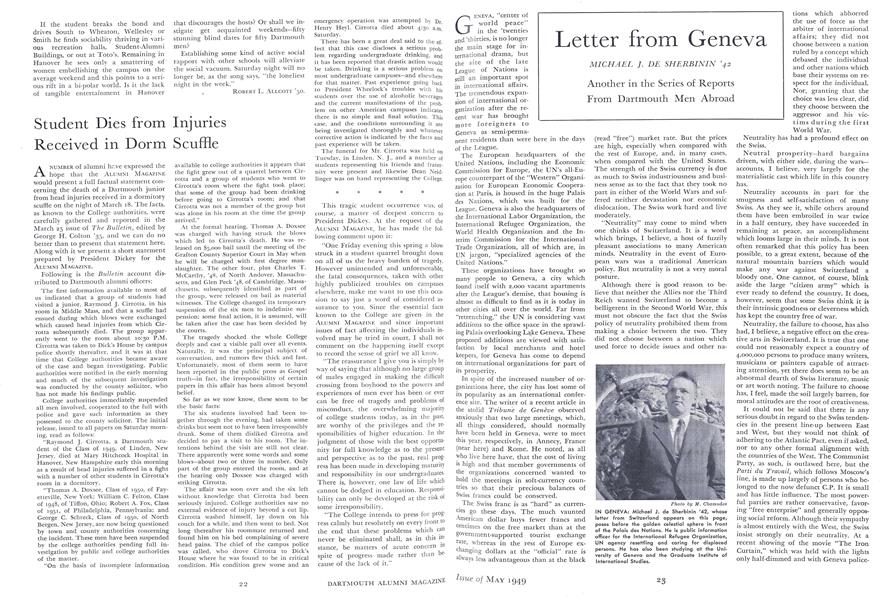 Letter from Geneva