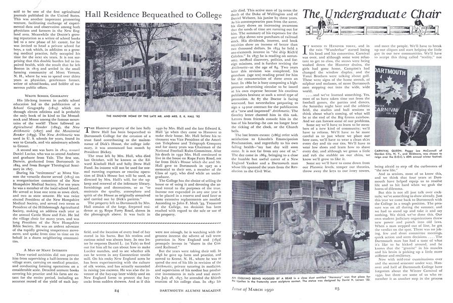 The Undergraduate Chair