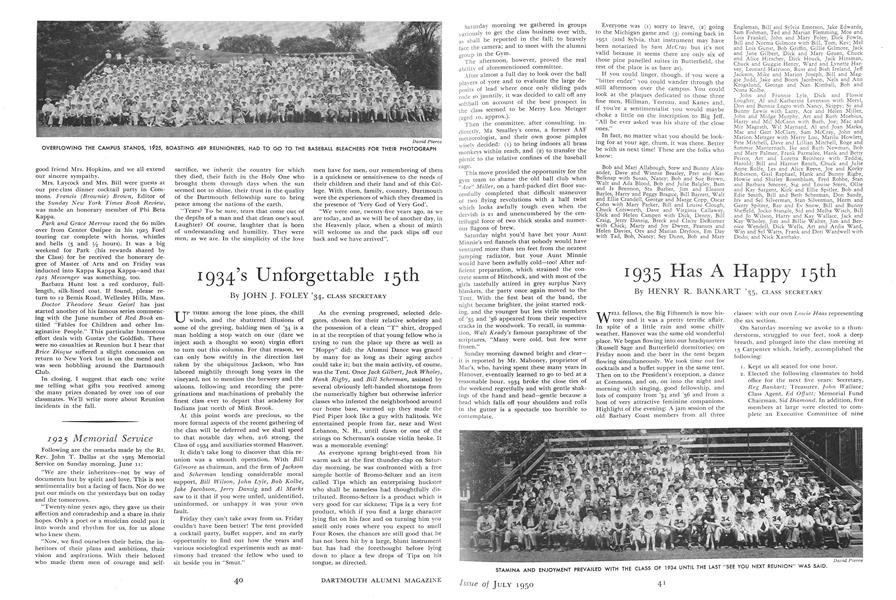 1934's Unforgettable 15th