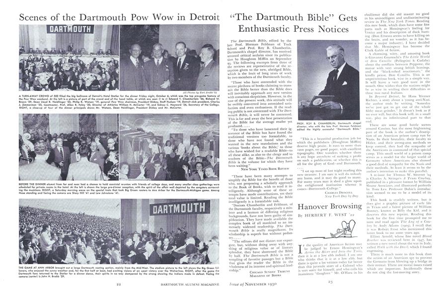"The Dartmouth Bible" Gets Enthusiastic Press Notices