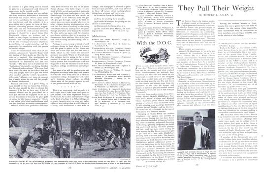 Milestones, Page: 26 - June 1951 | Dartmouth Alumni Magazine