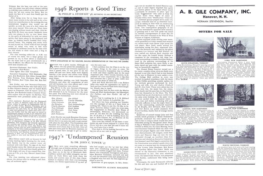 1947's "Undampened" Reunion