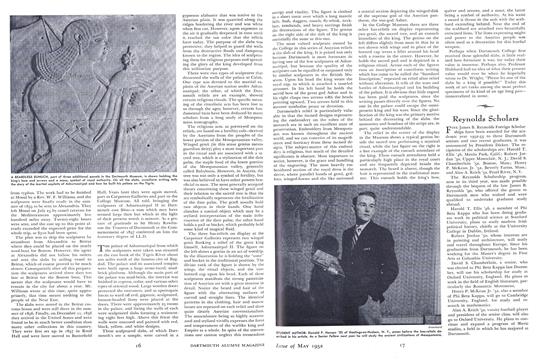 Reynolds Scholars, Page: 17 - May 1952 | Dartmouth Alumni Magazine