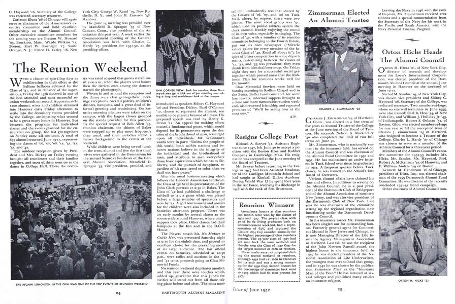 The Reunion Weekend