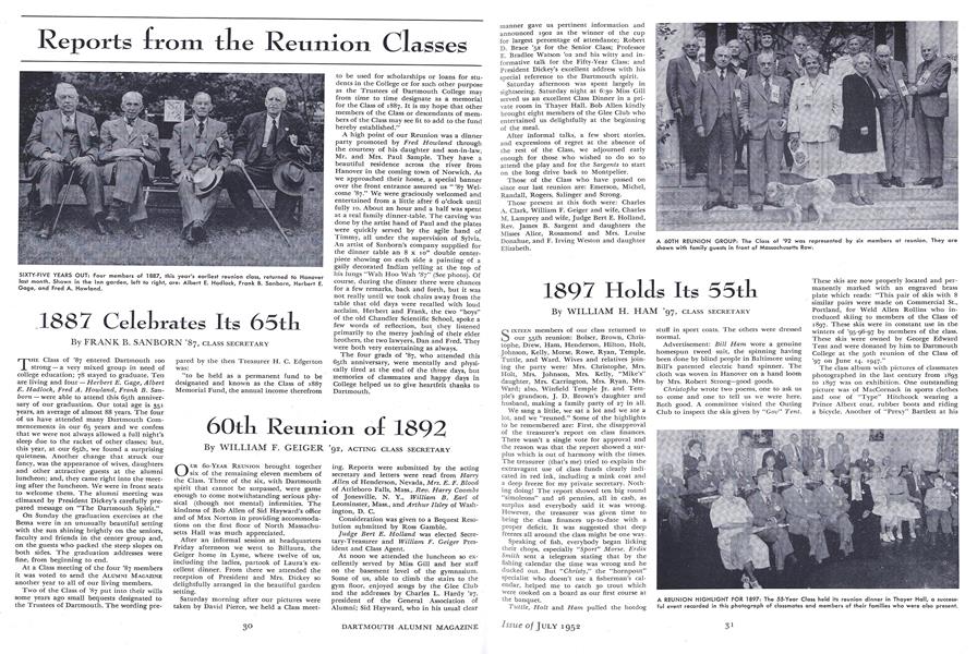 60th Reunion of 1892