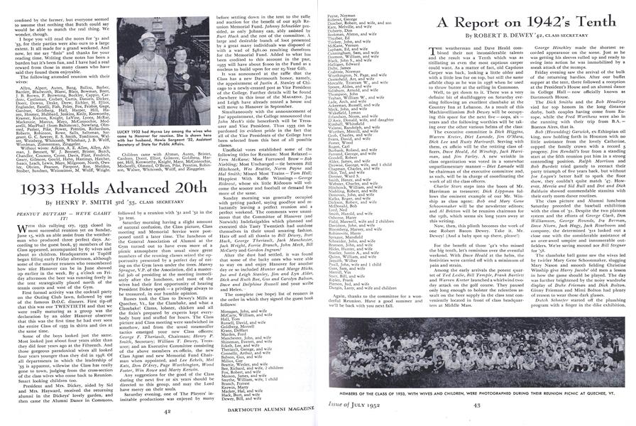 A Report on 1942's Tenth