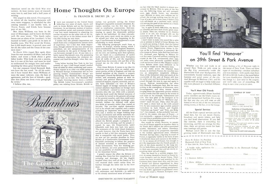 Home Thoughts On Europe