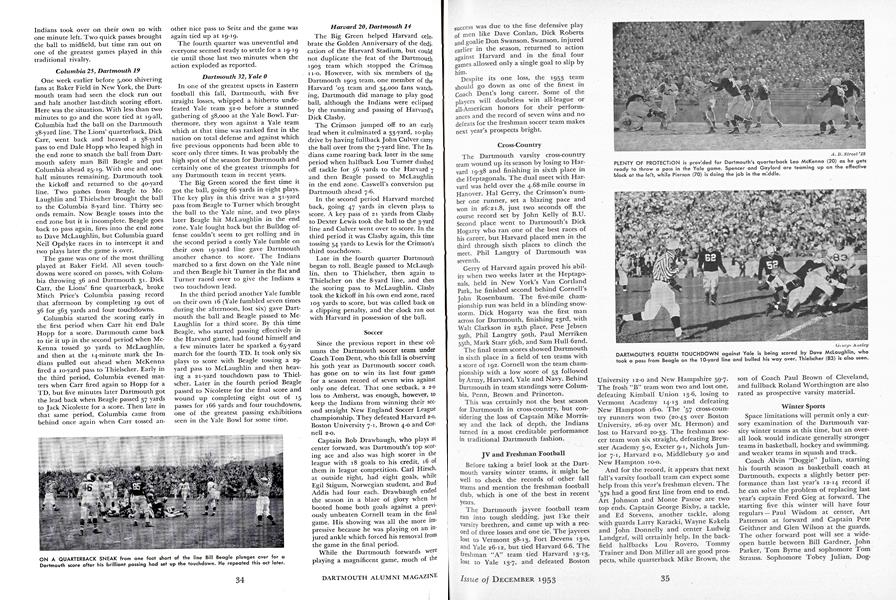 Dartmouth 32, Yale 0