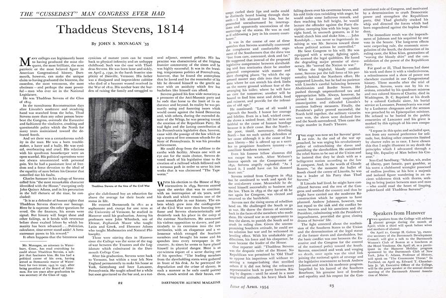 Thaddeus Stevens, 1814