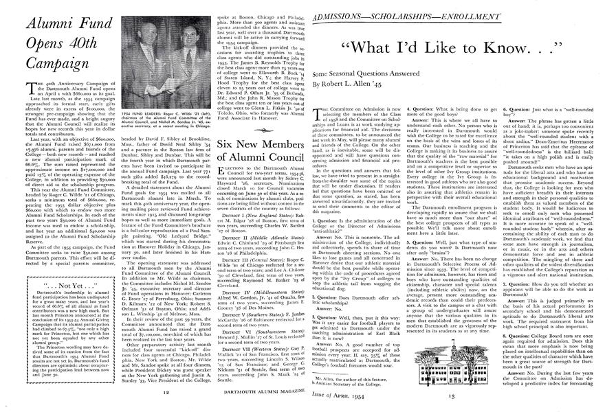 ADMISSIONS—SCHOLARSHIPS—ENROLLMENT