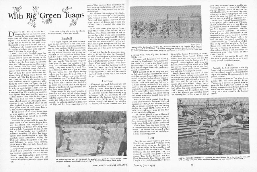 Robert S. Oelman '31 Heads Alumni Council for 1954-55