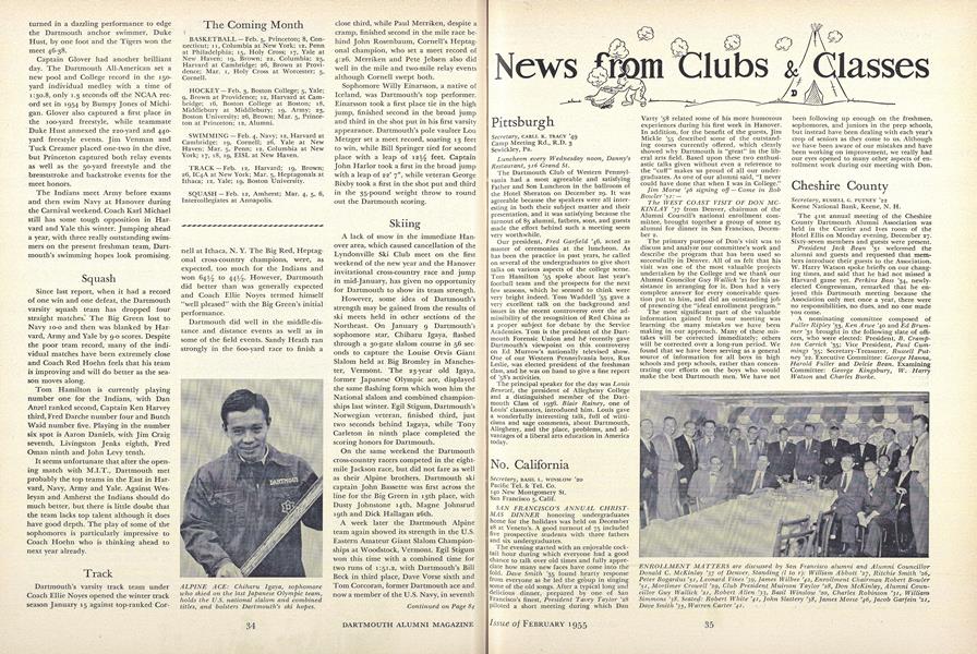 News from Clubs & Classes Pittsburgh
