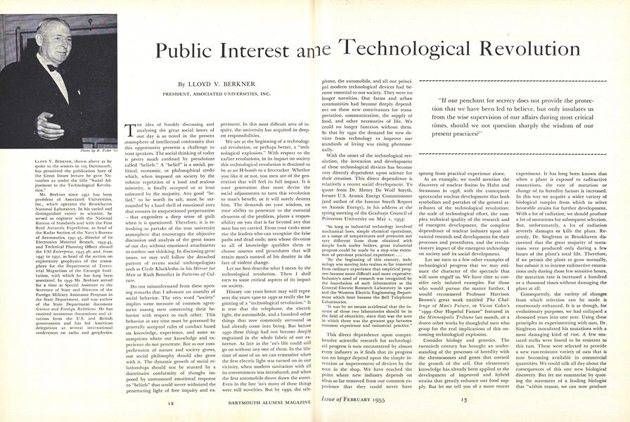 Public Interest an The Technological Revolution