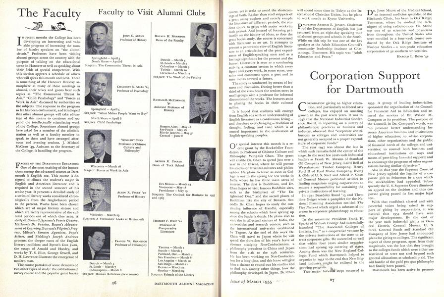 Corporation Support for Dartmouth