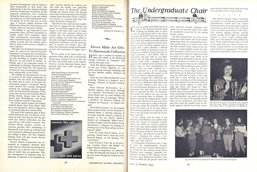 The Undergraduate Chair