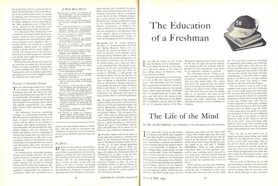 The Education of a Freshman